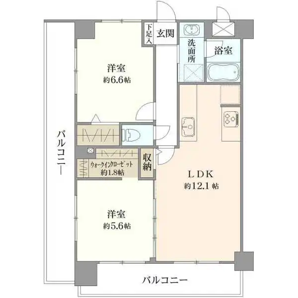 モリス御徒町 間取図