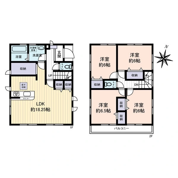 足立区辰沼2丁目 間取図