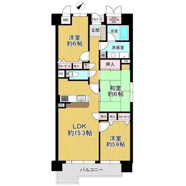ローレルコート草津 間取図
