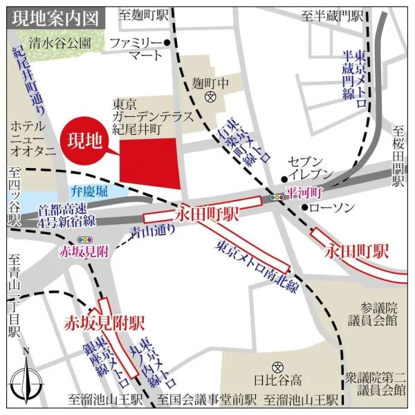 東京ガーデンテラス紀尾井町 (紀尾井レジデンス) 間取図