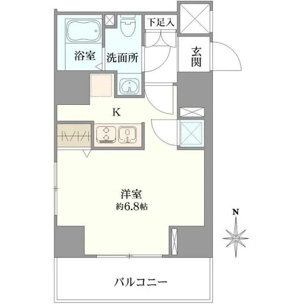 ラフィスタ錦糸町 間取図