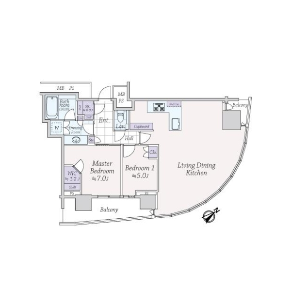 パークコート赤坂檜町ザ　タワー 間取図