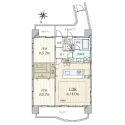 Tフラッツ南麻布 間取図