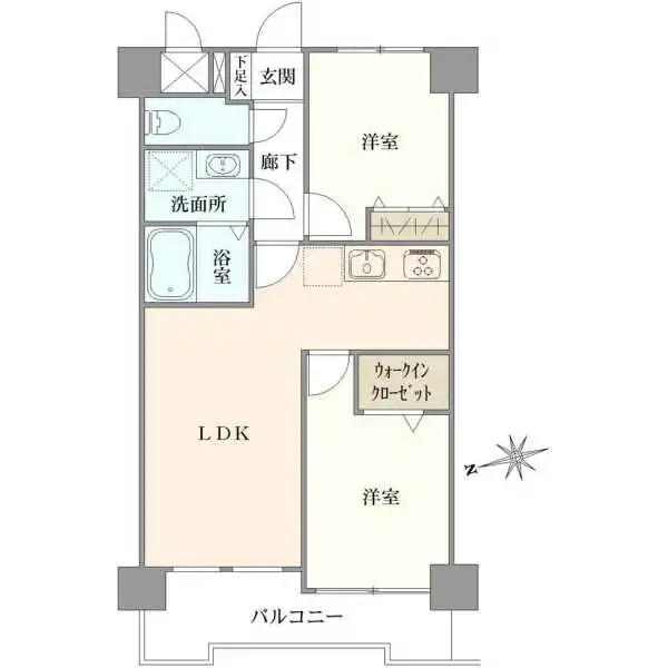 セザールお花茶屋 間取図