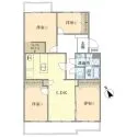 エステート上山住宅5号棟 間取図