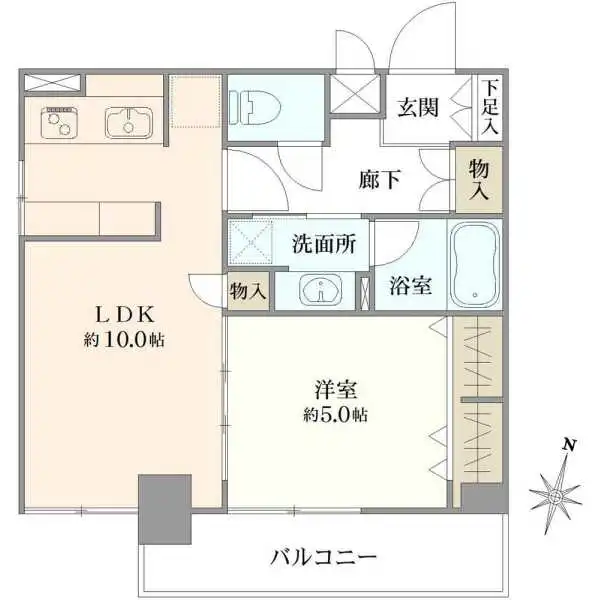 ライオンズマンション中村橋駅前 間取図