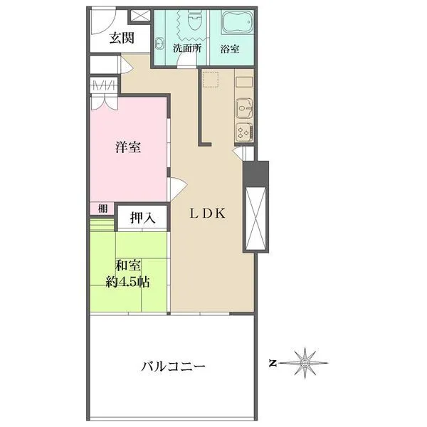 ブロードウェイ 間取図
