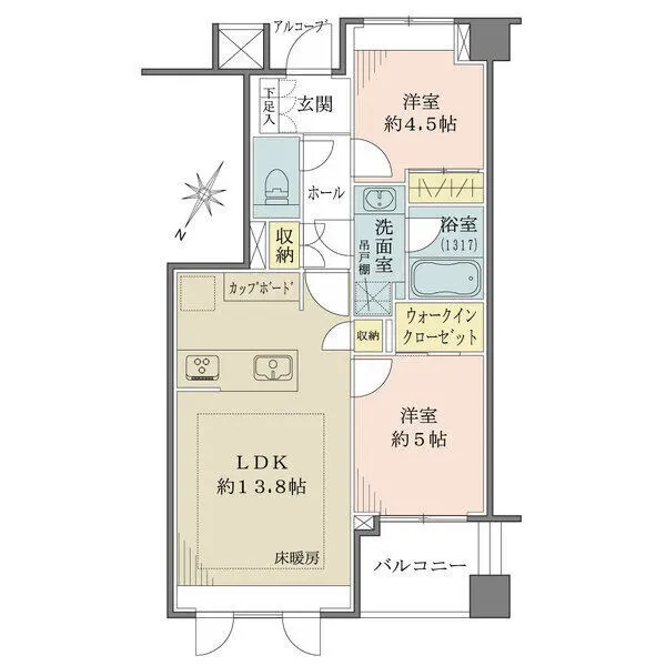 ファミール日本橋グランスイートプラザ 間取図