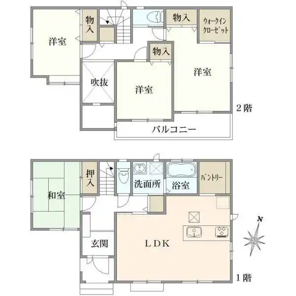 船橋市緑台１丁目 間取図