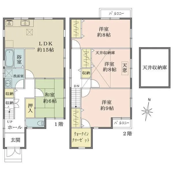 京都市伏見区深草東伊達町 間取図