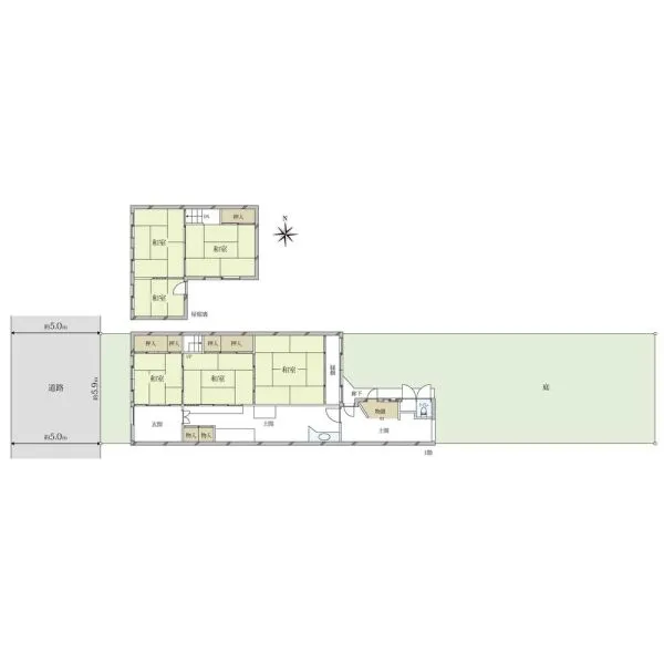 京都市伏見区銀座町３丁目 間取図