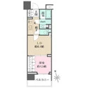 オープンレジデンシア名古屋駅ＴＨＥＣＯＵＲＴ 間取図
