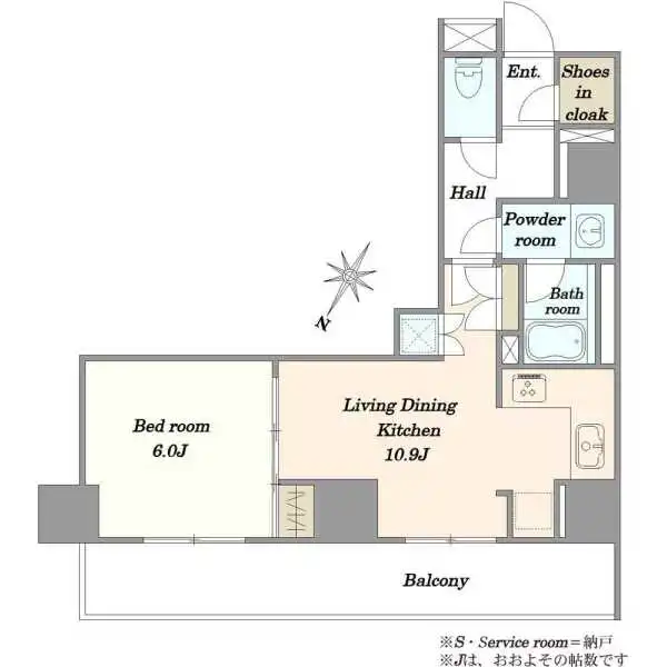 グランスイート日本橋人形町 間取図