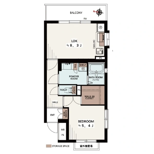 新中野サニーハイツ 間取図