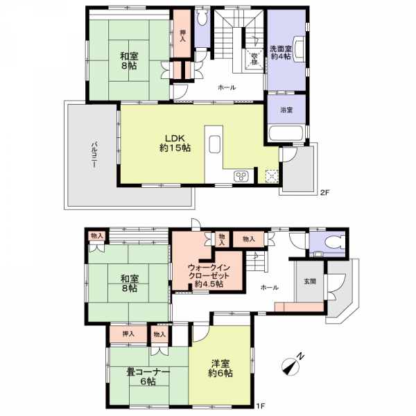 柏市松葉町６丁目 間取図