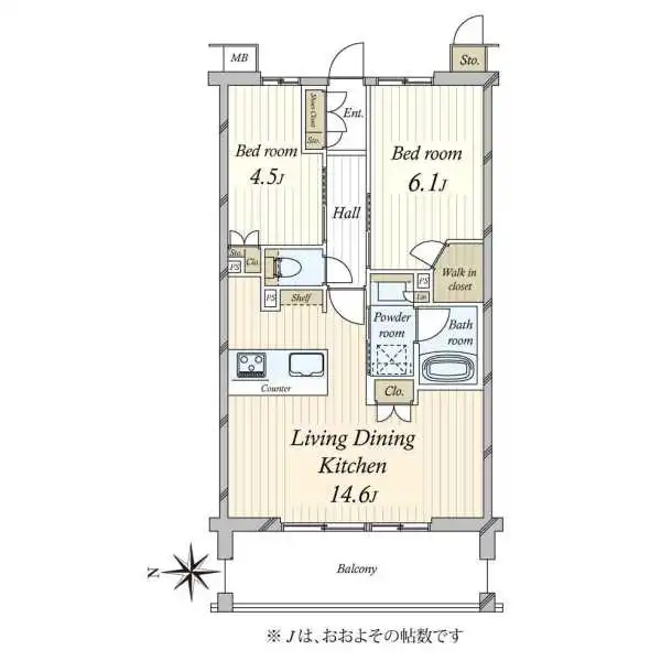 アデニウム墨田本所 間取図