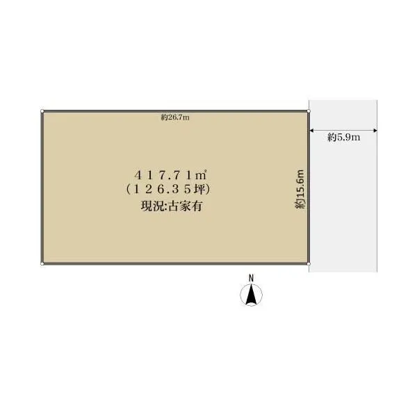 京都市左京区北白川下池田町 間取図
