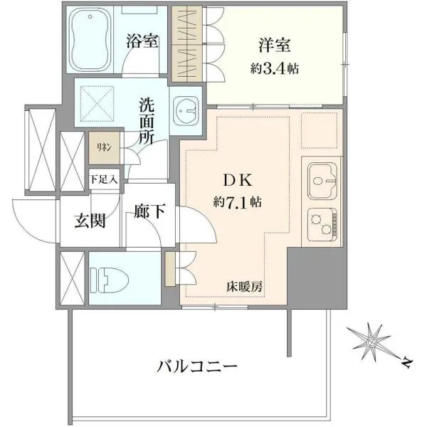プラウド浦和 間取図