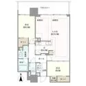 グランドシティタワー月島 間取図