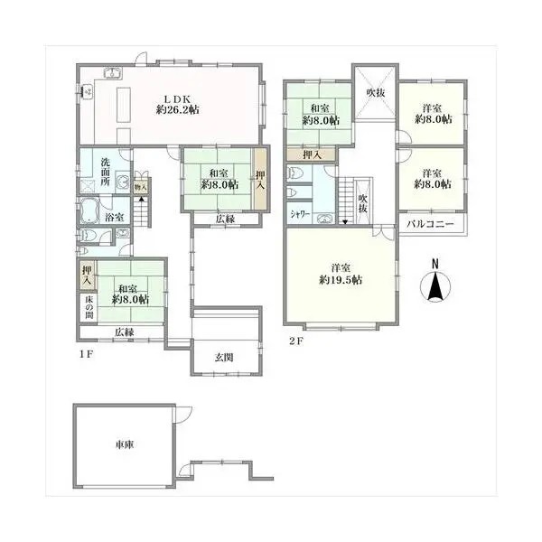 京都市左京区下鴨膳部町 間取図