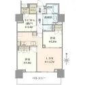 プラウドタワー木場公園 間取図