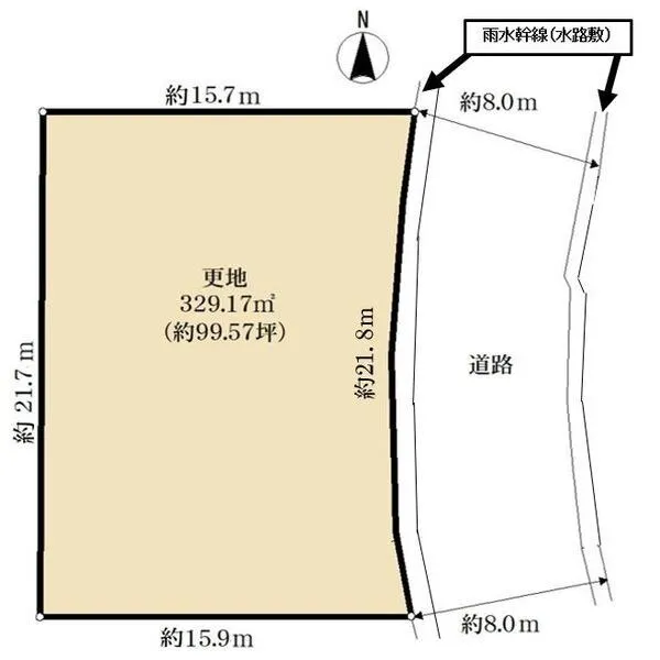 神戸市灘区篠原北町１丁目 土地区画図