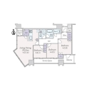 パークタワー北浜 間取図