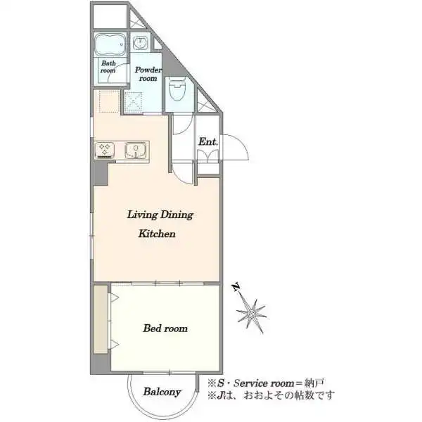 イトーピア五反田マンション 間取図