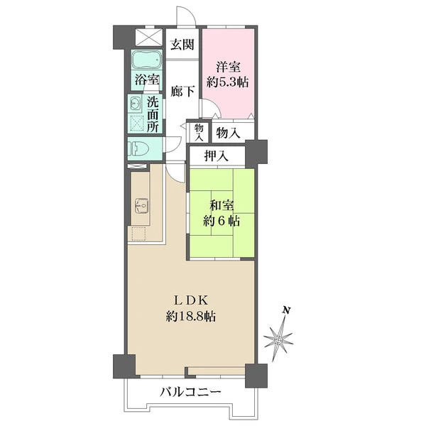 ロイヤルハイツ新大阪 間取図