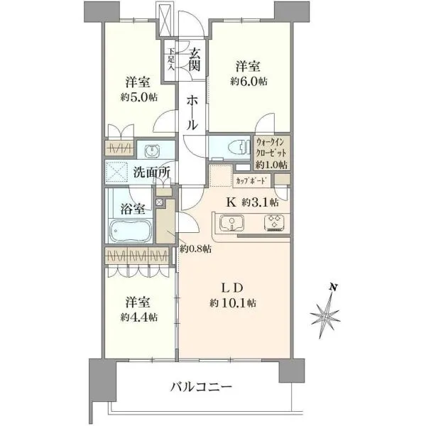 パークホームズ目白ザ フォレスト 間取図