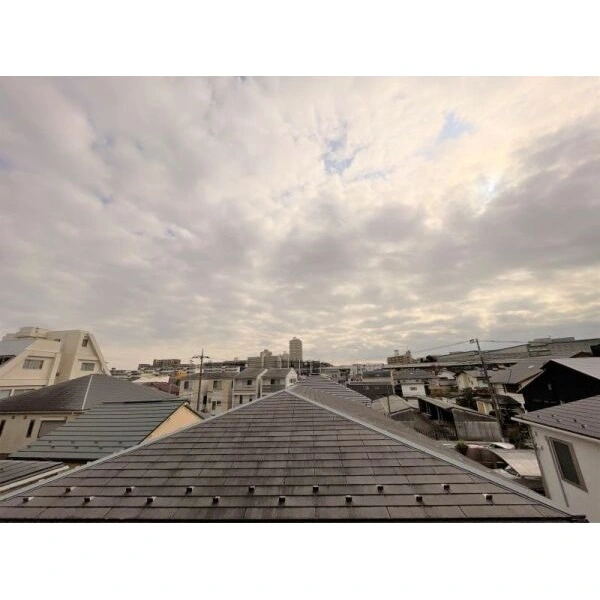 板橋区蓮根１丁目 3階バルコニーからの眺望