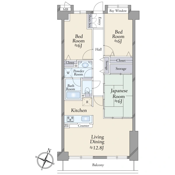ハイホーム鷺沼東 間取図