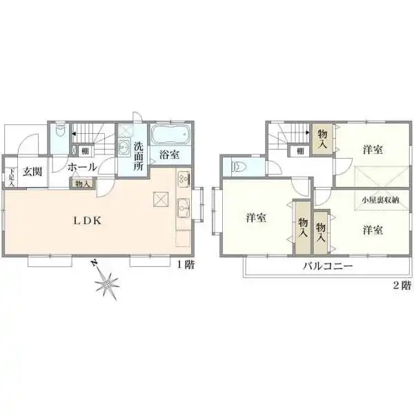 世田谷区八幡山２丁目 間取図