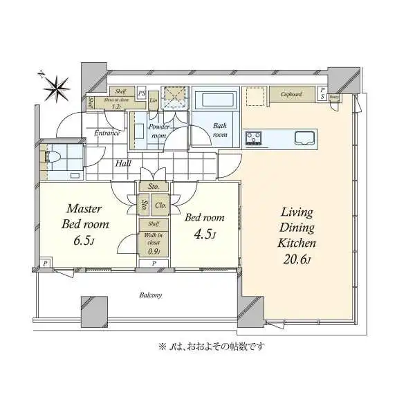 パークコート虎ノ門 間取図