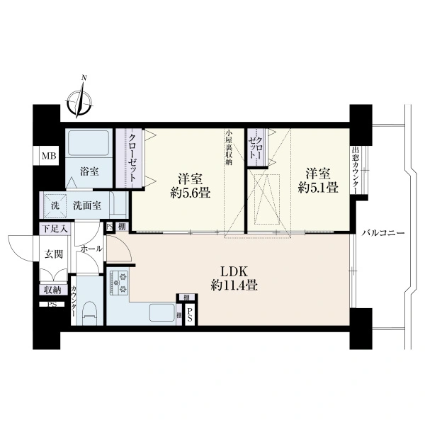 ゴールデンパレス高尾 間取図