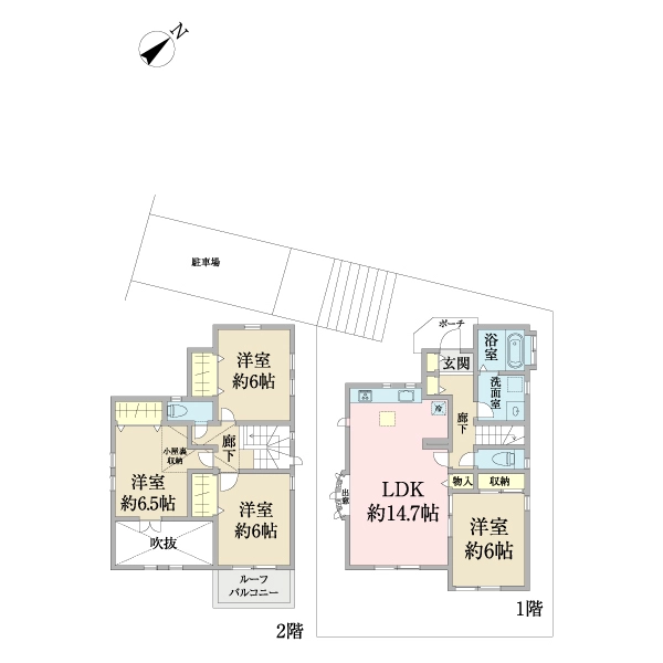 横浜市都筑区折本町 間取図