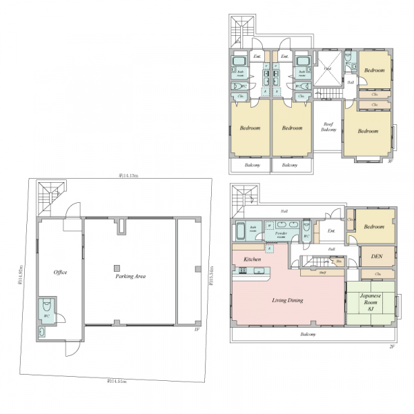 中野区南台３丁目 間取図