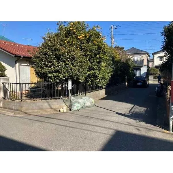 船橋市大穴南4丁目 現地 南東側私道約4.0m