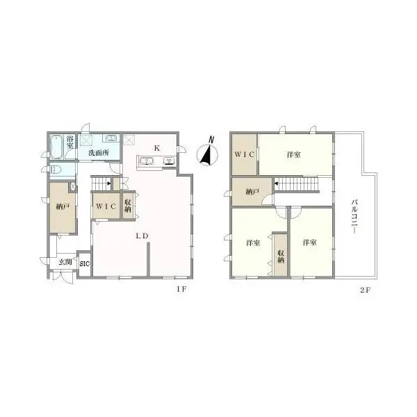 茅ヶ崎市松風台 間取図
