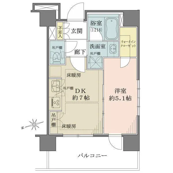 サンクレイドル上野ＩＩ 間取図