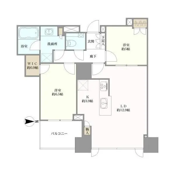 シティタワーズ豊洲ザ・シンボル 間取図