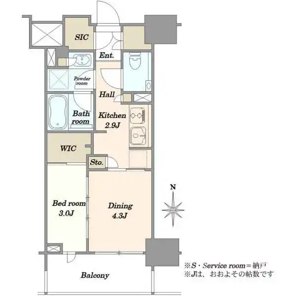 アトラス北品川 間取図