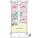 ライオンズマンション千葉グランドタワー 間取図