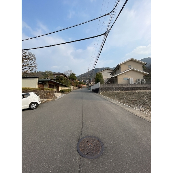 京都市山科区大塚高岩 前面道路