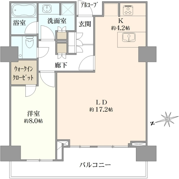 プラウドタワー芝浦 間取図