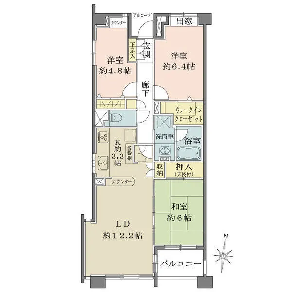 パークスクエア千歳船橋 間取図