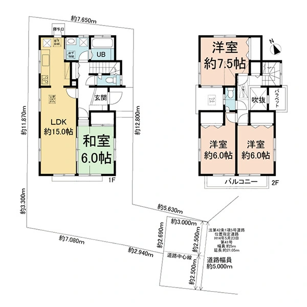 松戸市八ケ崎４丁目 間取図