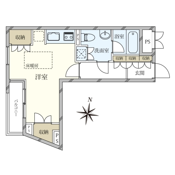 エクティ神山町 間取図