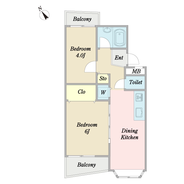 ＭＡＣ駒場コート 間取図