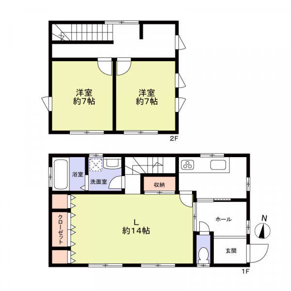 京都市北区紫野北舟岡町 間取図